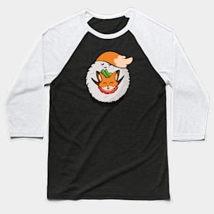 Sushi roll fox Baseball T-Shirt